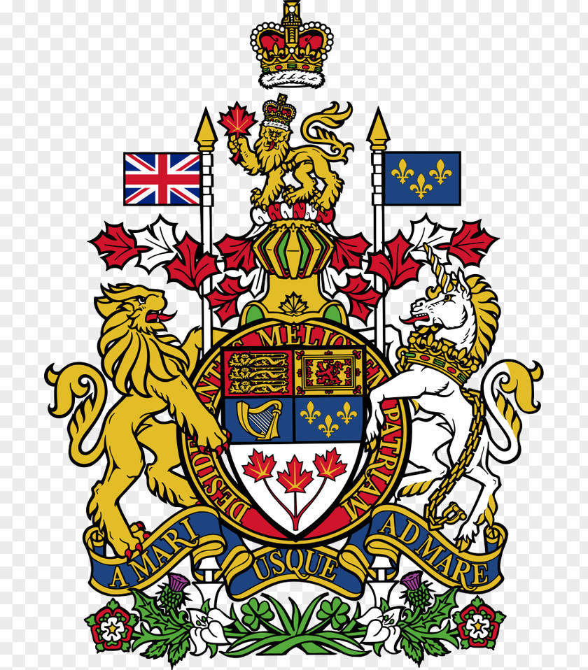 Canada Arms Of Royal Coat The United Kingdom Canadian Heraldry PNG