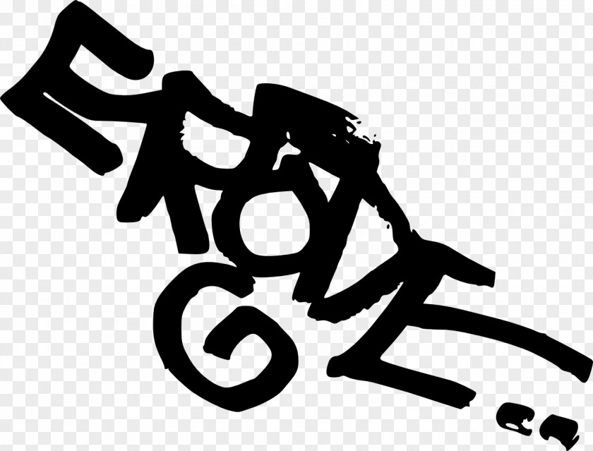 Graffiti Graphic Design Monochrome Logo PNG