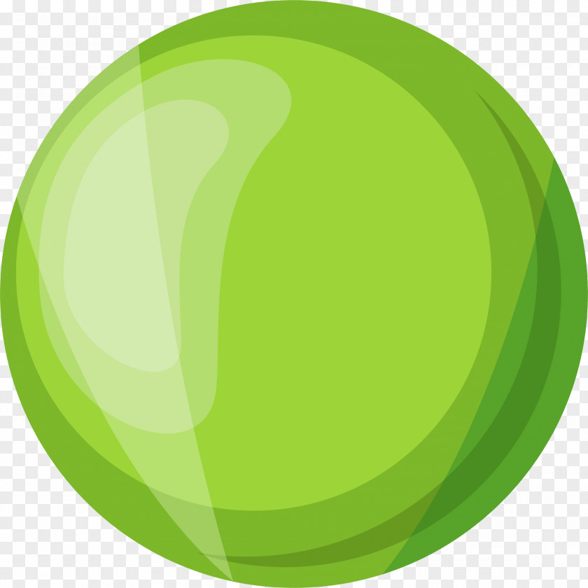 Little Fresh Green Ball Circle PNG