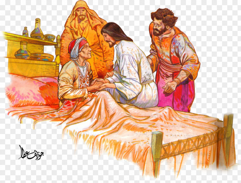 Sermon On The Mount Miracles Of Jesus Healing Mother Peter's Wife Parables Historical PNG