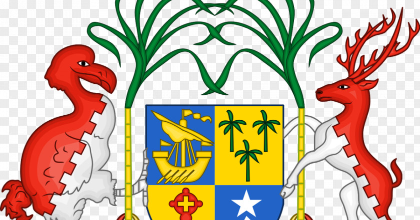 Overdue Coat Of Arms Mauritius Dodo Stock Photography PNG