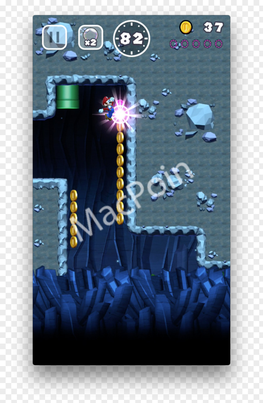 Super Mario Flag Run Graphic Design Poster Game PNG
