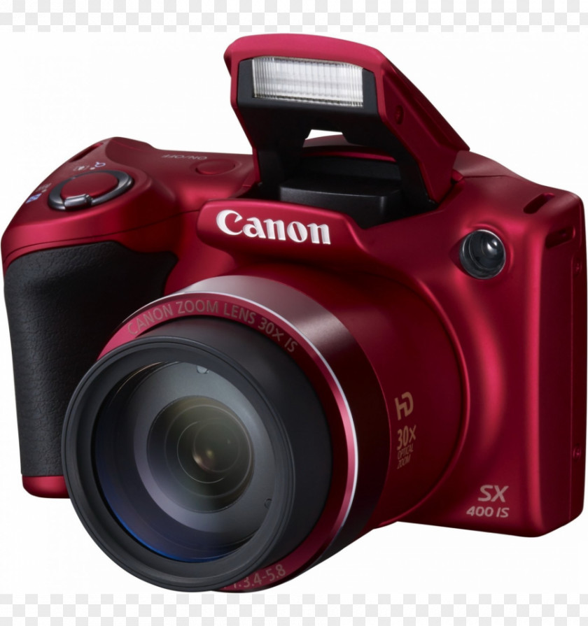 Zoom Canon PowerShot SX410 IS Point-and-shoot Camera Lens PNG