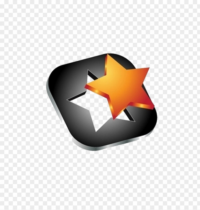 3D Star Three-dimensional Space Icon PNG