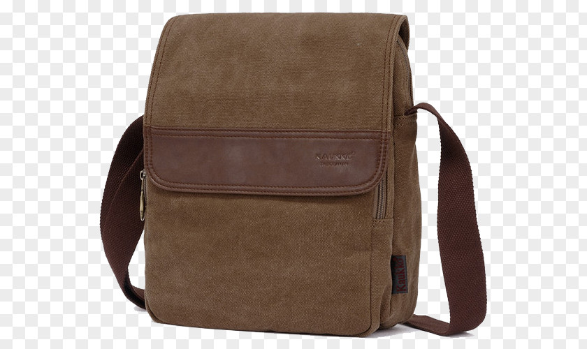 Canvas Bag Messenger Bags Leather Satchel Pocket PNG