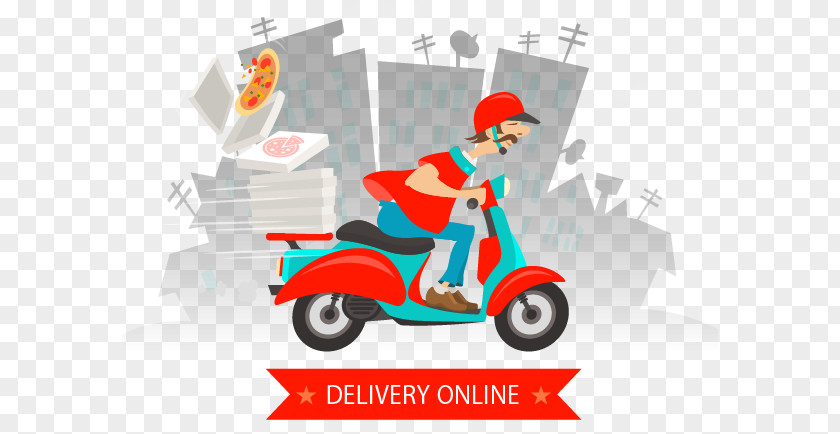Delivery Pizza Logistics Download PNG