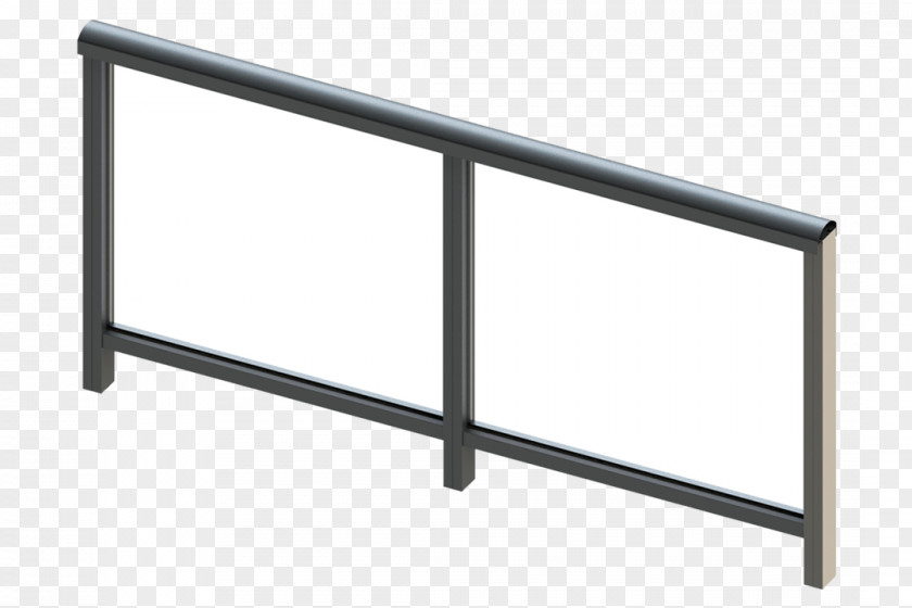 Glass Deck Railing Aluminium Material PNG