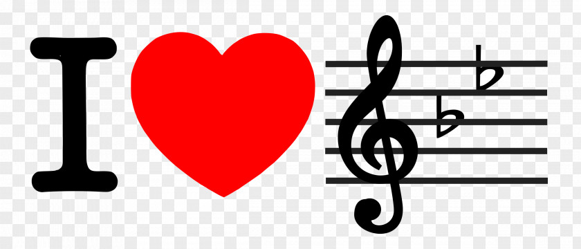 I Love You Musical Note Clip Art PNG