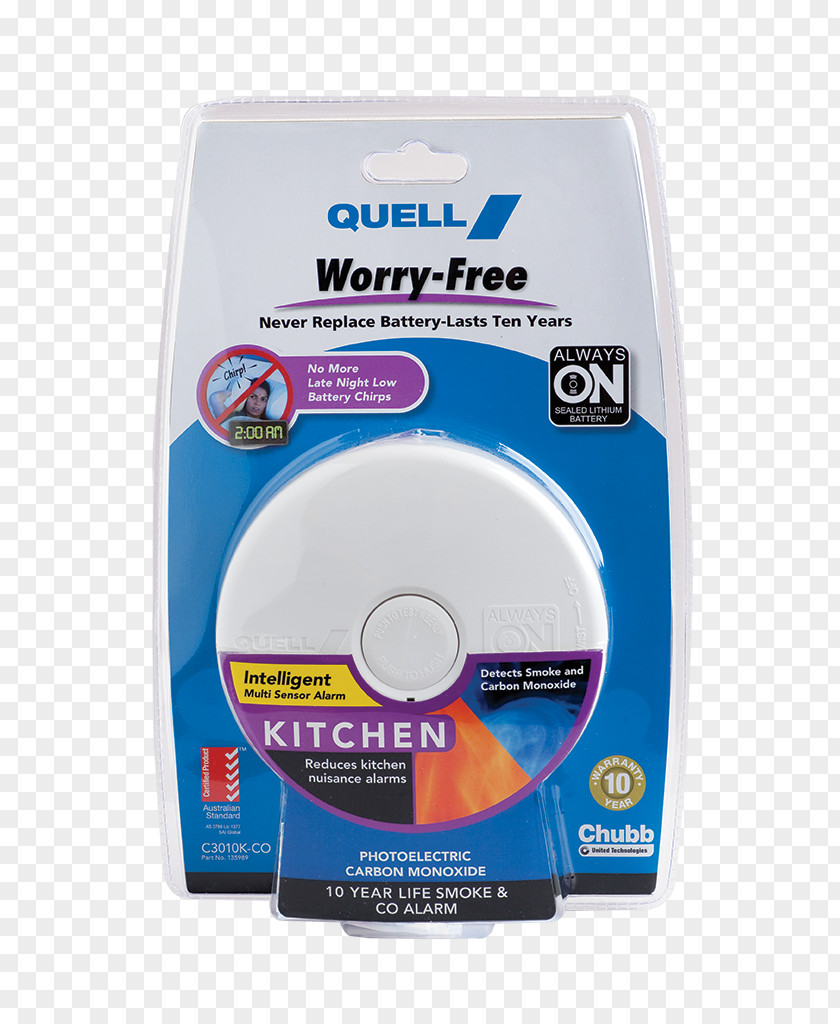 KITCHEN ITEMS Carbon Monoxide Detector Alarm Device Heat PNG