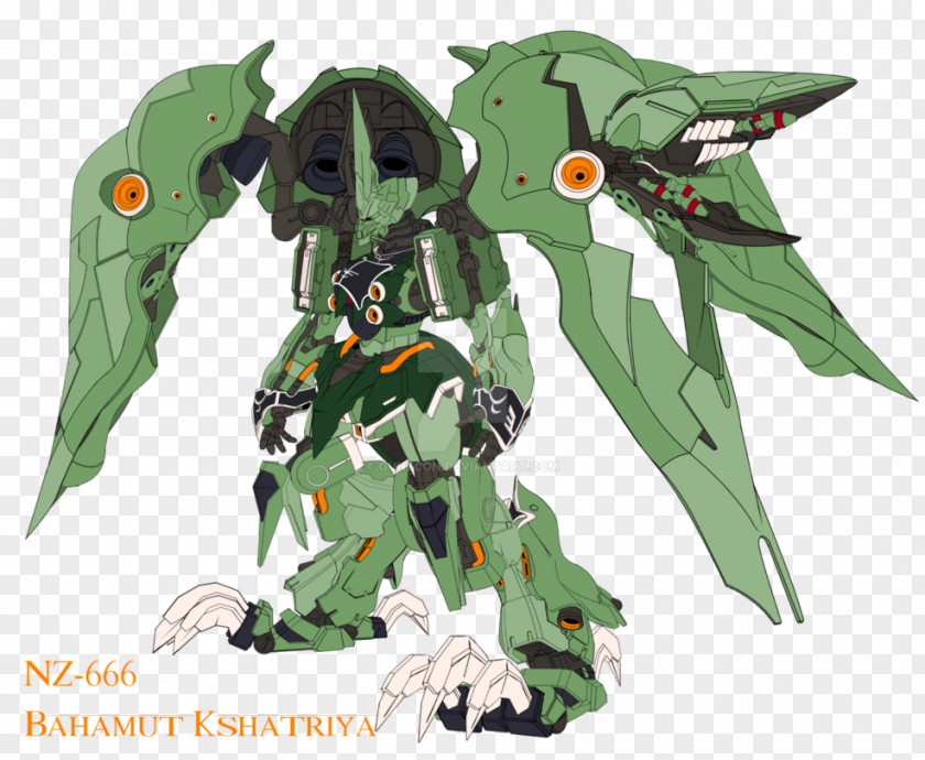 Kshatriya Gundam Drawing Fan Art PNG
