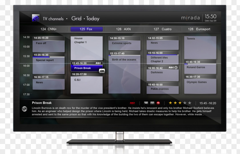 Mirada LCD Television Computer Monitors LED-backlit Liquid-crystal Display Device PNG