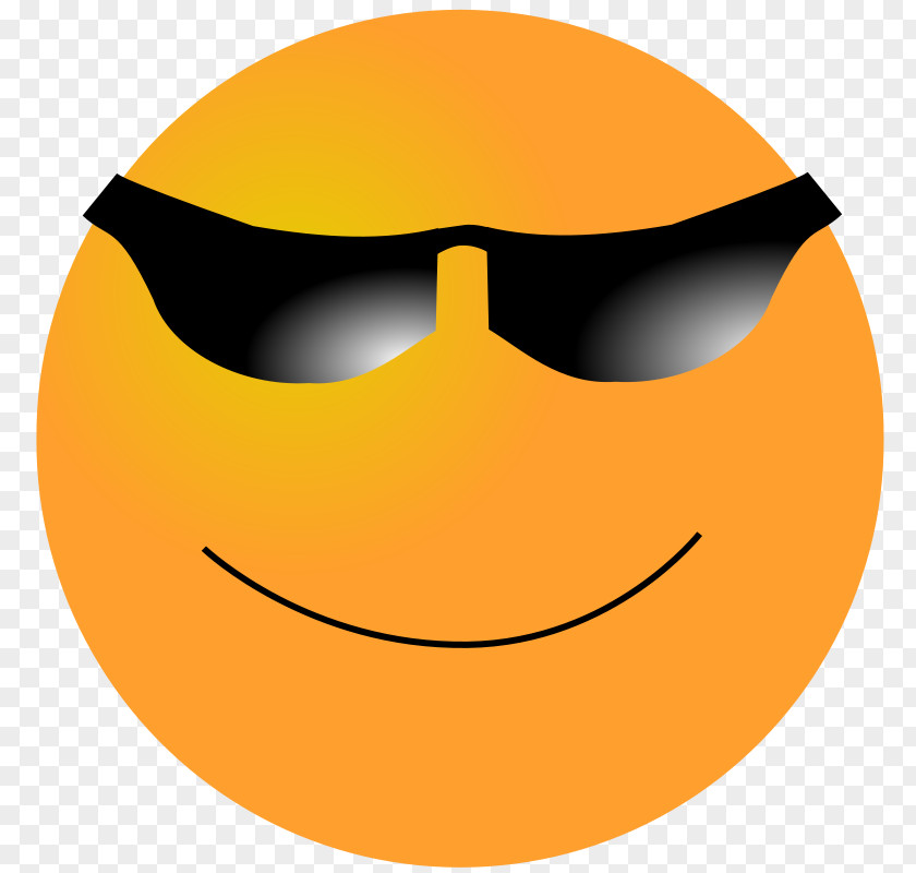 Emoticon Cool Art Clip PNG