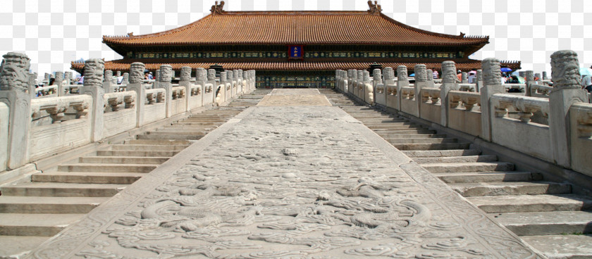 Leading To The Palace Of Ladder Forbidden City Summer Hall Supreme Harmony Preserving Central PNG