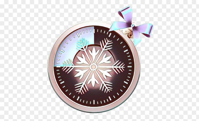 Holiday Ornament Snowflake PNG