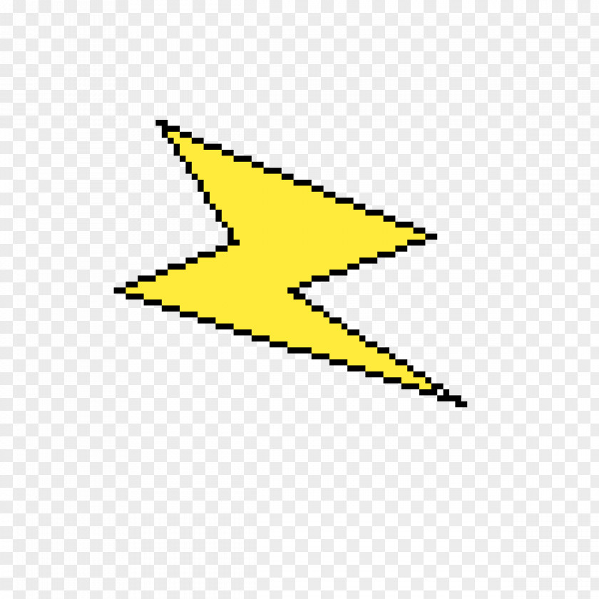 Lightning Bolt Triangle Point Area Technology PNG