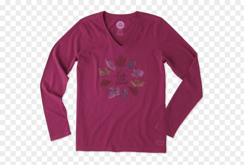 Long Leaves Long-sleeved T-shirt Clothing PNG