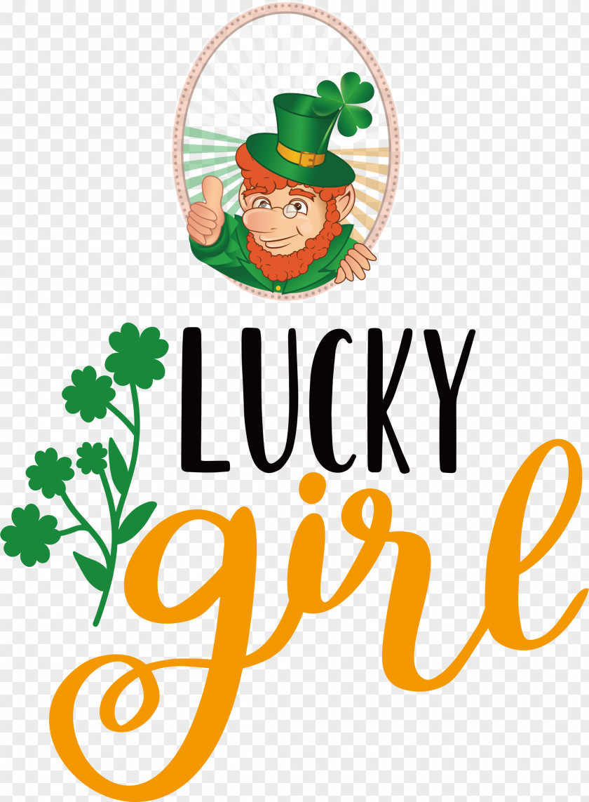 Lucky Girl Patricks Day Saint Patrick PNG