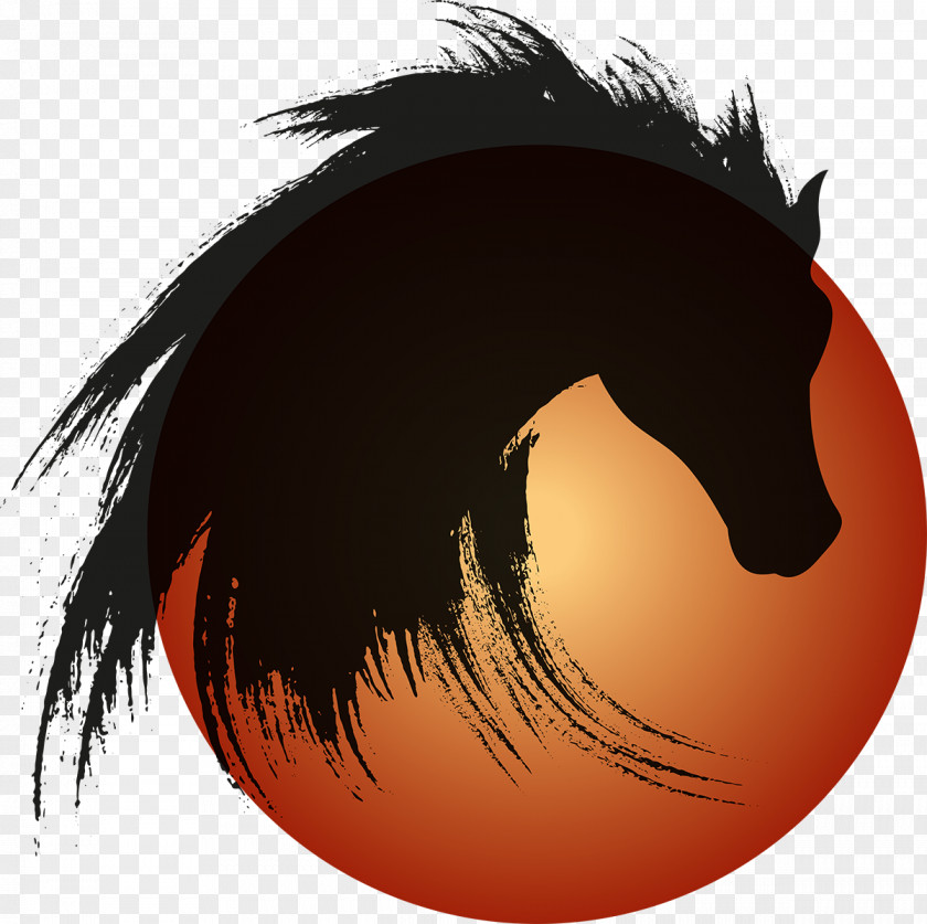Chinese Calligraphy Horse Zodiac New Year Astrological Sign PNG