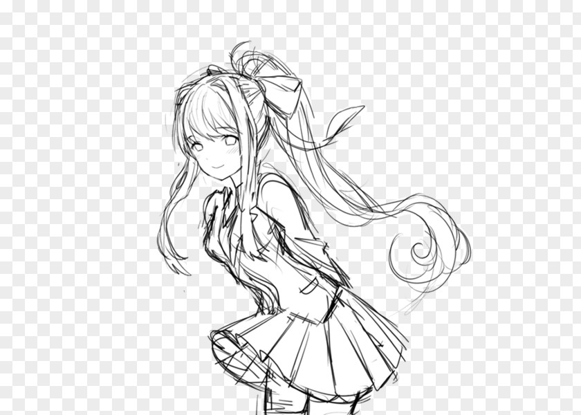 Doki Literature Club! Drawing Wikia Game Sketch PNG