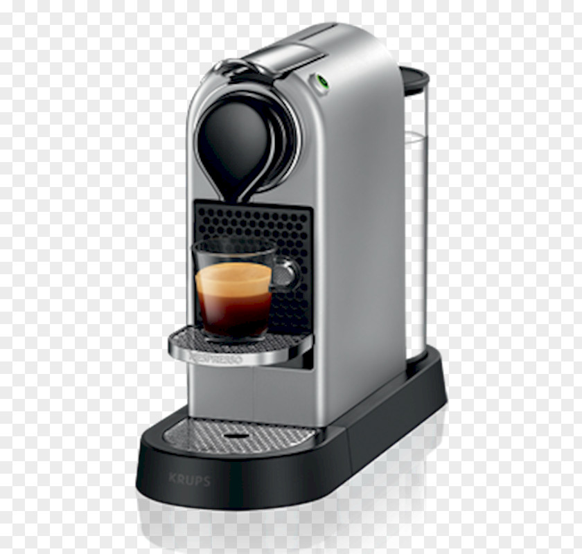 Electro 80s Coffeemaker Nespresso Single-serve Coffee Container Krups PNG