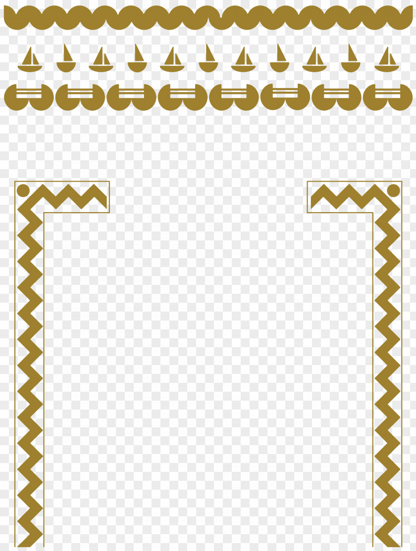 Luxury Frame Quilting Cattail Pattern PNG