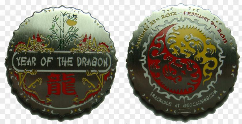 Year Of The Dragon Badge PNG