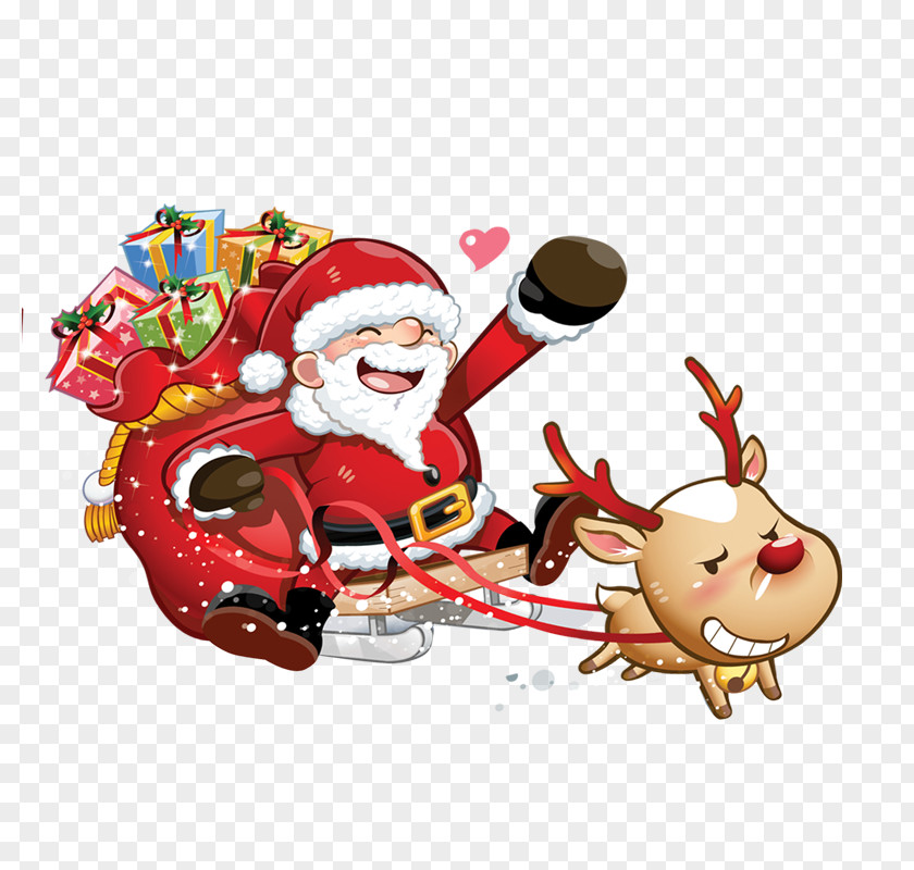 Christmas Santa Grandfather Presents Gifts Amazon.com Gift Illustration PNG