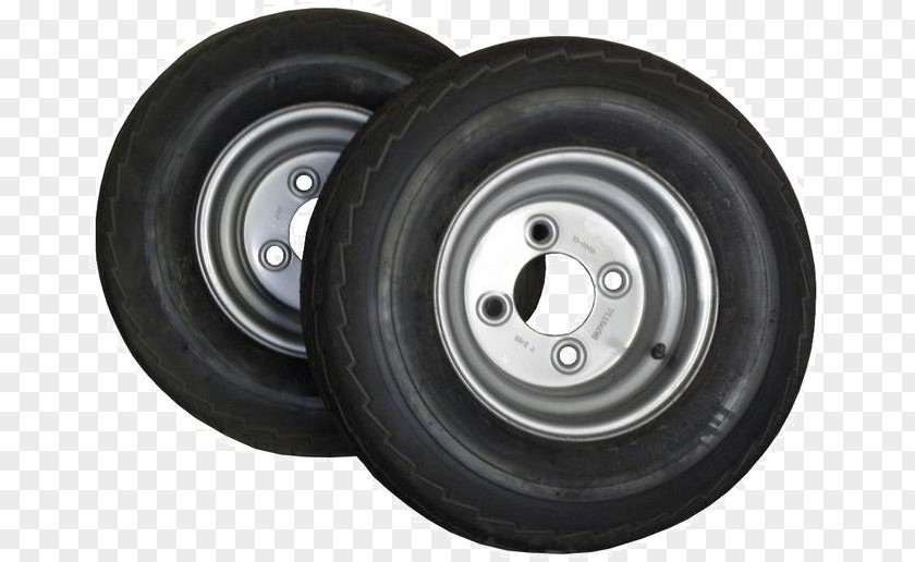 Jockey Wheel Tire Alloy Spoke Rim Synthetic Rubber PNG