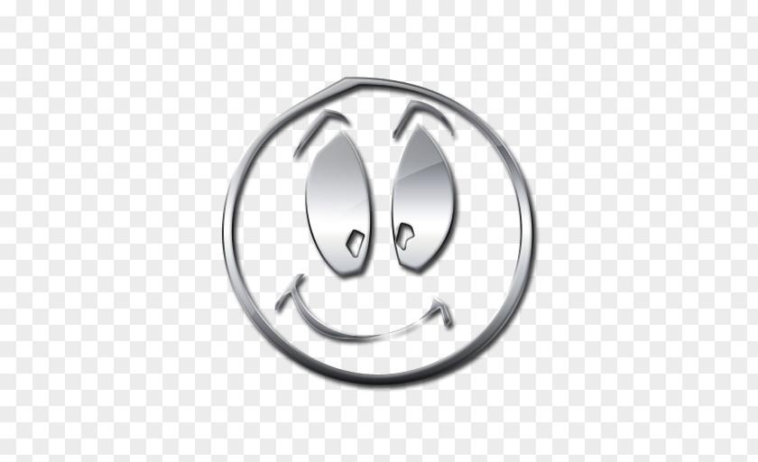 Silver Smiley Emoticon Wink Animation PNG