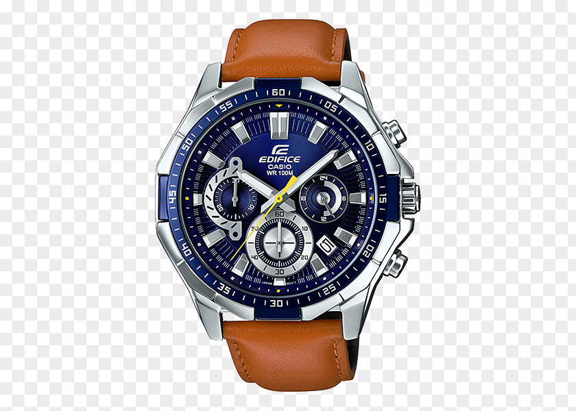 Watch Casio Edifice Clock Leather PNG