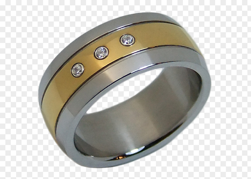 Wedding Ring Silver Diamond PNG