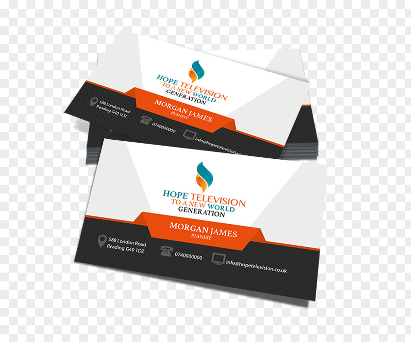 Blue Business Card Cards Presentation Folder Printing Standard Paper Size PNG