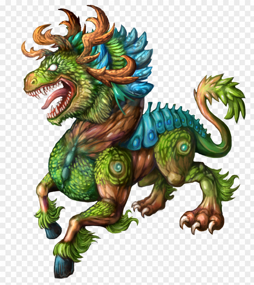 Chinese Dragon Qilin Legendary Creature Mythology PNG