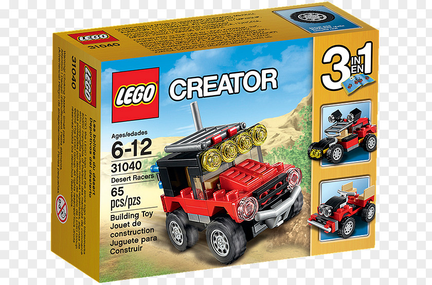 Everything Is Awesome Lego Racers LEGO 31040 Creator Desert Toy Minifigure PNG