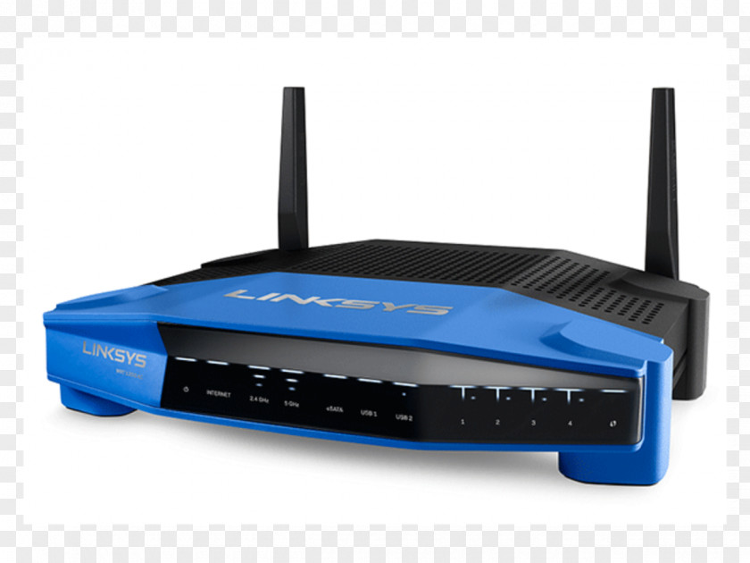 Linksys Wireless Router WRT1900AC Wi-Fi PNG