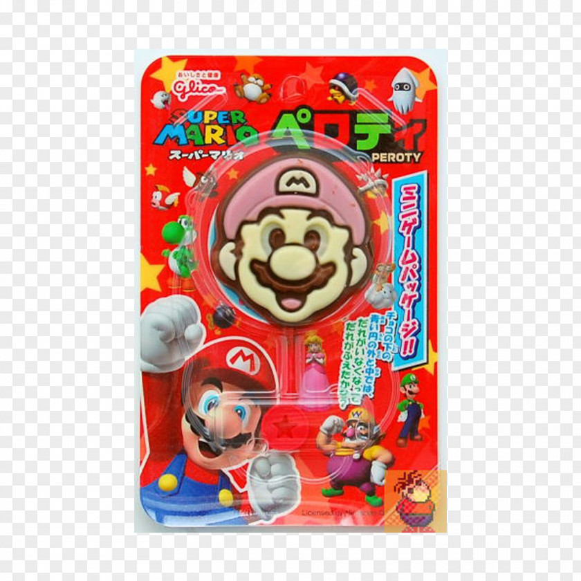 Mario Ici Japon Lollipop Chocolate Gashapon PNG