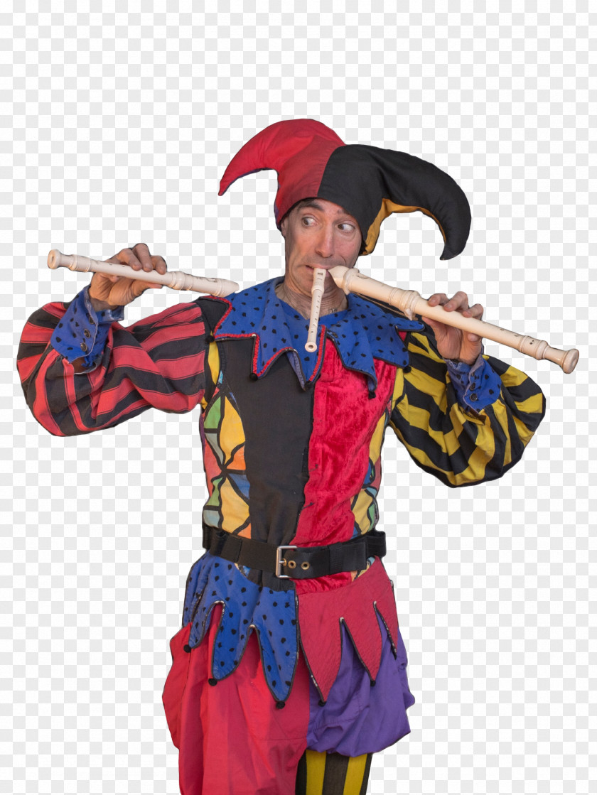 Medieval Jester Audience Costume Art PNG