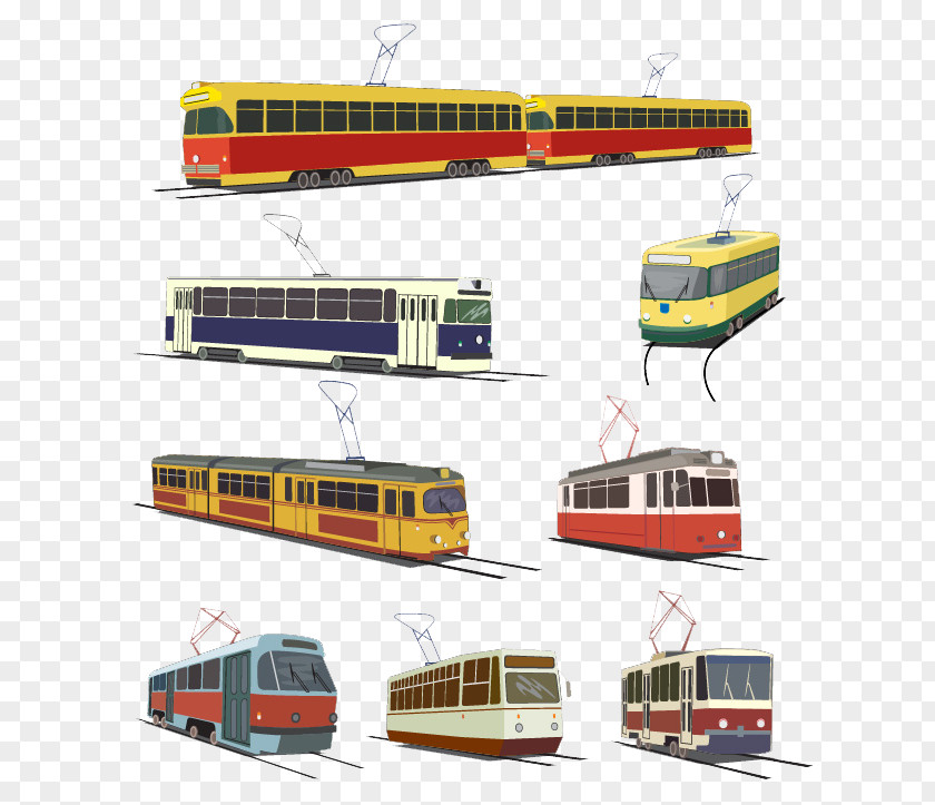 Train Collection Rail Transport Tram Rapid Transit PNG