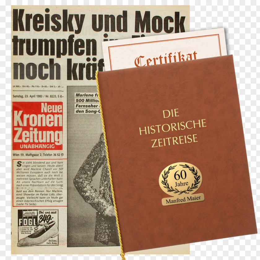 Vater Kronen Zeitung Newspaper Österreich Kurier Front Page PNG