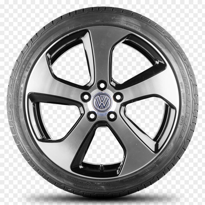 Volkswagen Alloy Wheel Golf GTI Car PNG