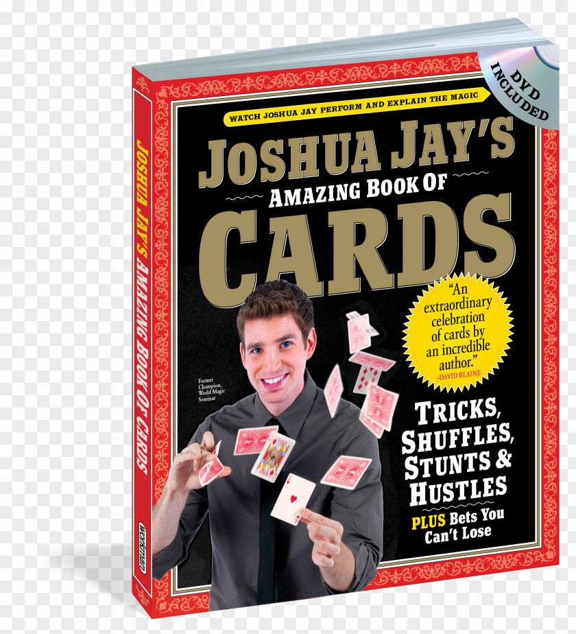 Amazing Card Joshua Jay's Book Of Cards Magic: The Complete Course Easy-to-do Tricks For Children Bets You Can't Lose PNG