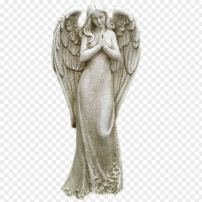Angel Cherub Statue Guardian Sculpture PNG