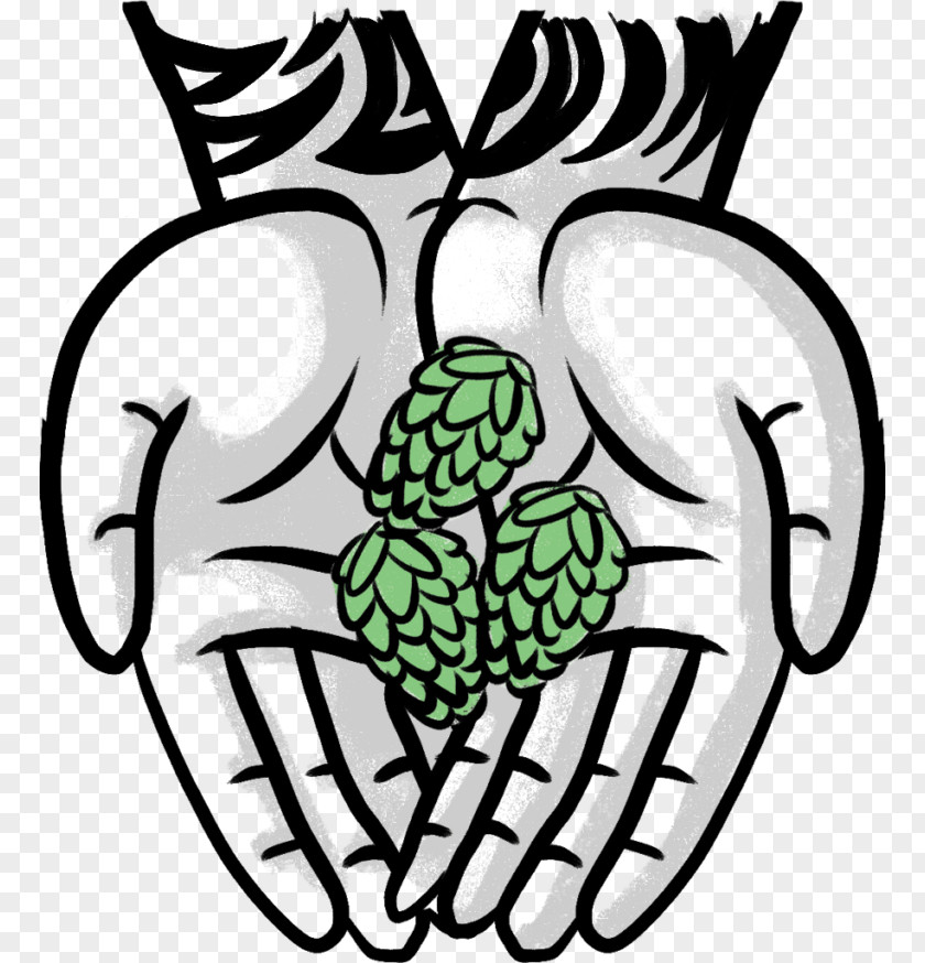 Beer In Hand Visual Arts Flower Green Clip Art PNG