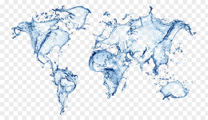 Splash Water Drinking PNG