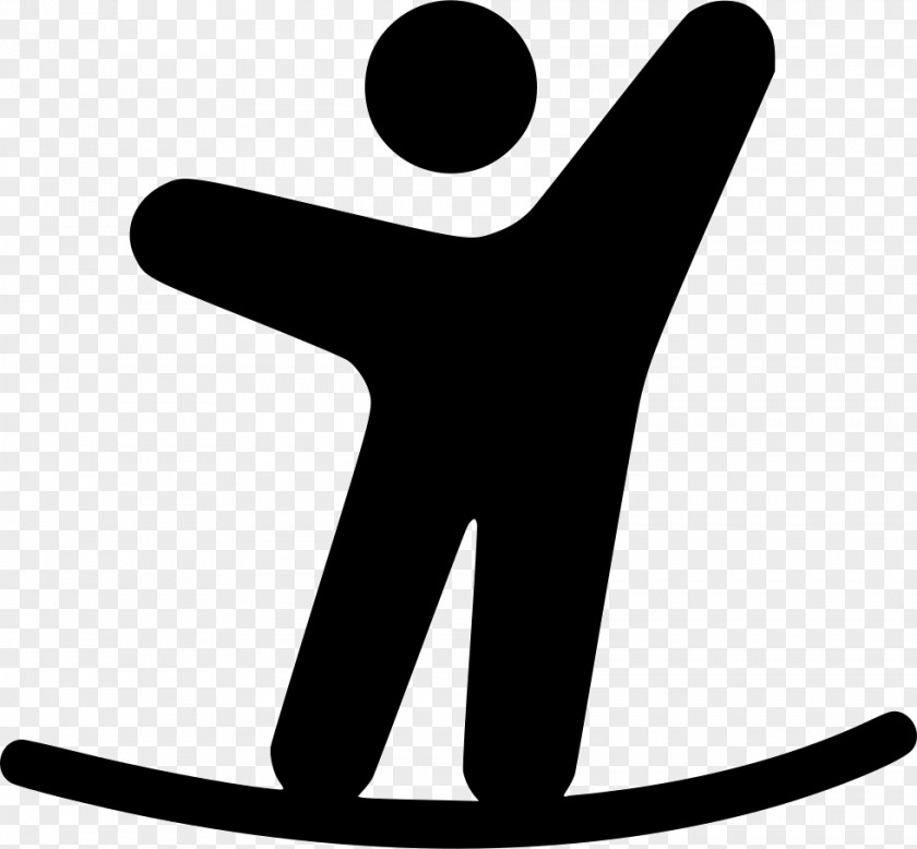 Trampolining Icon Human Behavior Clip Art Finger Line PNG