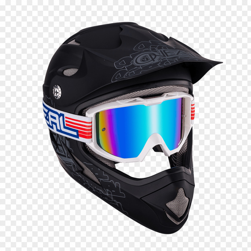 Bicycle Helmets Motorcycle Goggles Motocross Downhill Mountain Biking PNG