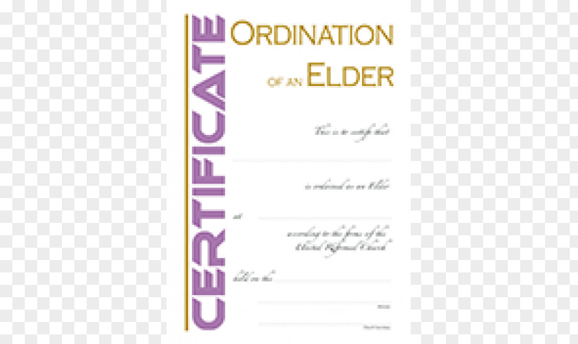 Church Elder United Reformed Ordination Presbyterianism PNG