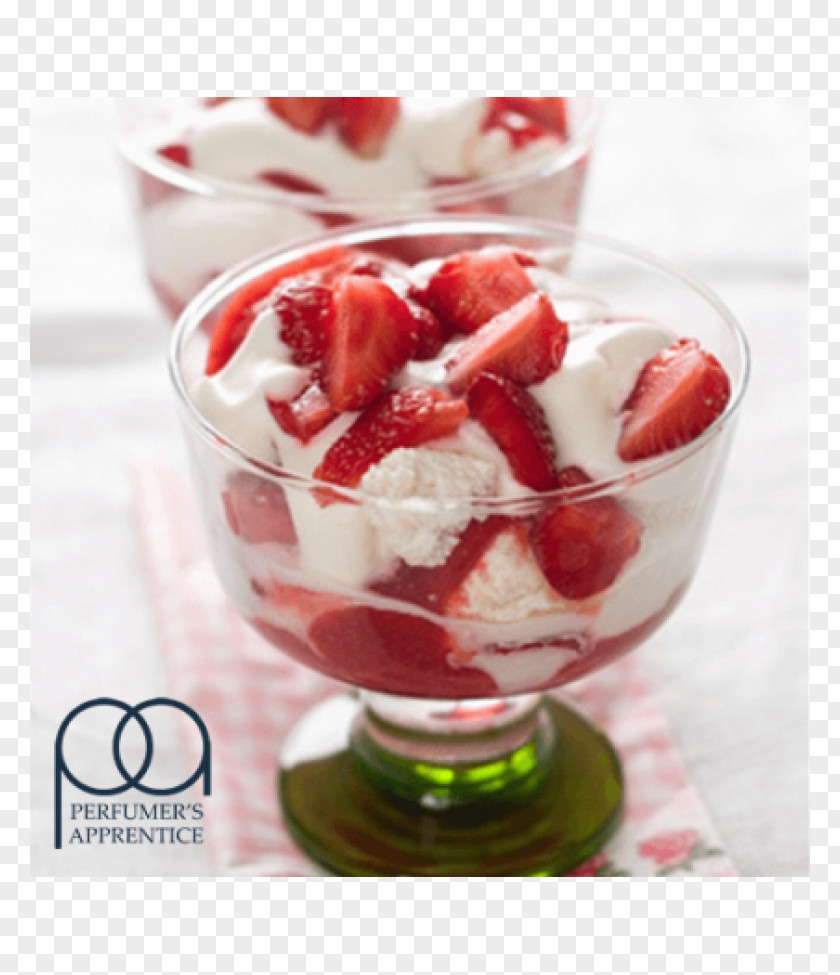 Ice Cream Flavor Strawberry Vanilla PNG