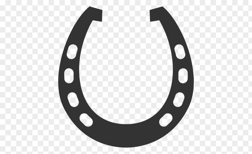 L Plate Horseshoe Silhouette Clip Art PNG