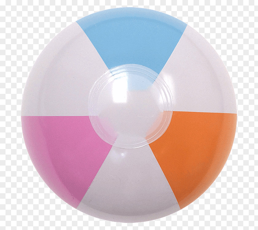 Orange Beach Ball Color PNG